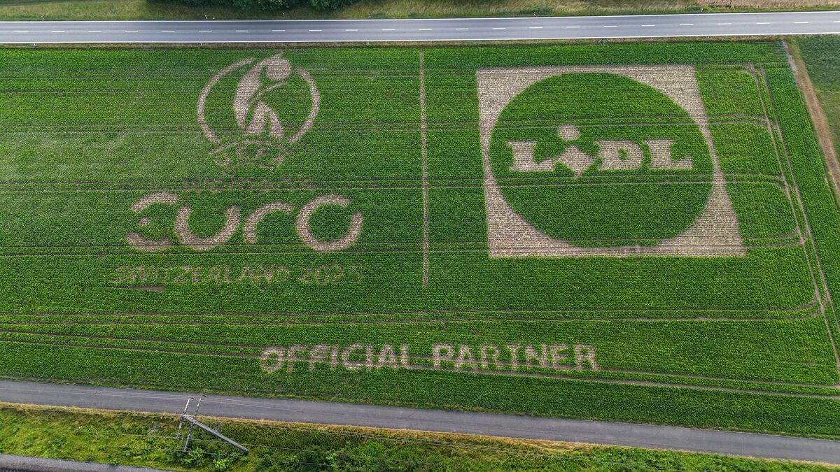 Lidl Geobranding zu einem Sportereignis