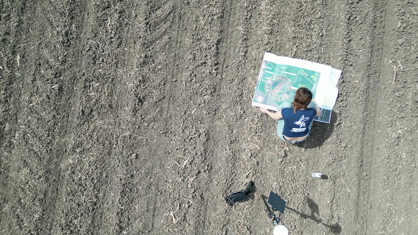 Projektplanung auf dem Feld