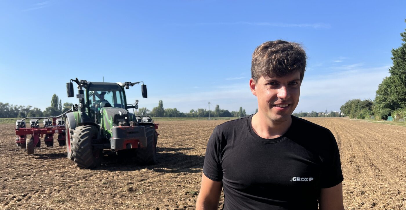 Präzise Aussaat eines Geobrandings